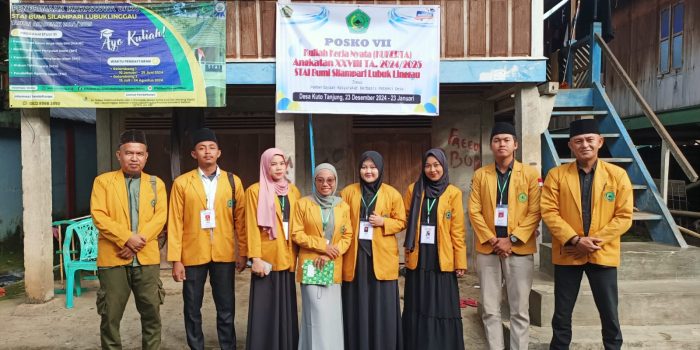 Mahasiswa Kukerta STAI BS Tiba di Kuto Tanjung, Kondisi Sinyal Internet Lelet Nyaris Tak Ada